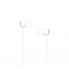 Навушники HOCO M19 Drumbeat universal earphone with mic White