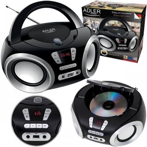 Радио, Бумбокс Adler AD 1181 CD-MP3, USB