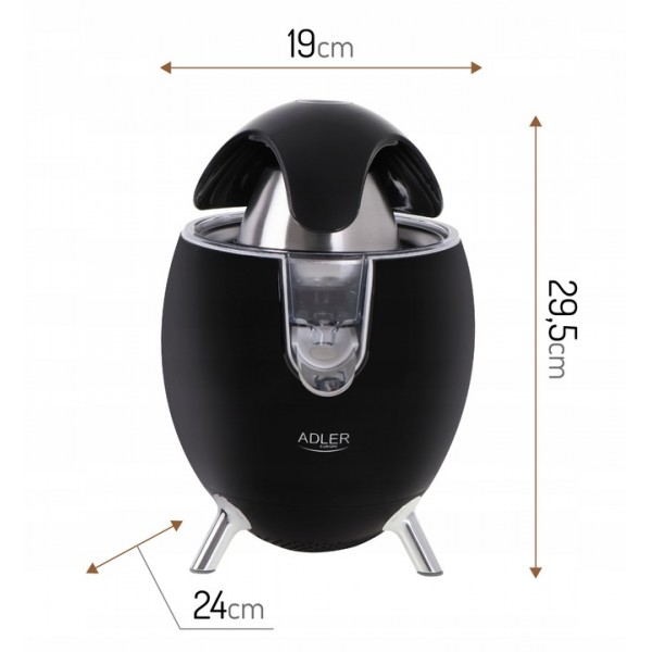 Соковитискач для цитрусових Adler AD 4013b чорна