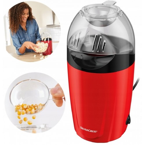 Аппарат для приготовления попкорна Silver Crest SPCM 1200 C1 красный