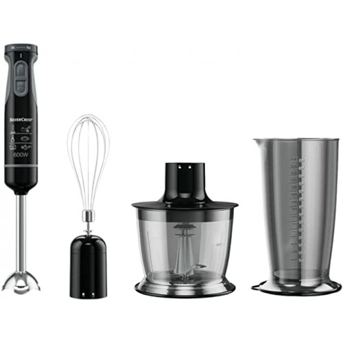 Блендер занурювальний 3 в 1 Silver Crest SSMS 600 D4 black