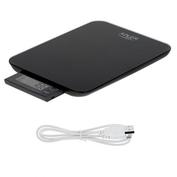 Весы кухонные Adler AD 3167 White до 10 кг USB