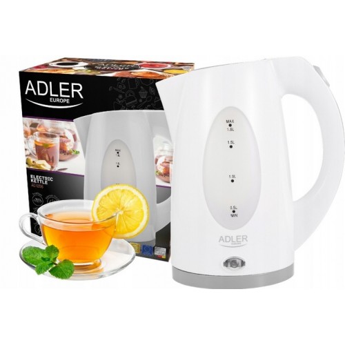 Електрочайник 1,8л 2200Вт Adler AD 1208 білий